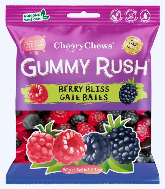 Gummy Rush – Berry Bliss 90g